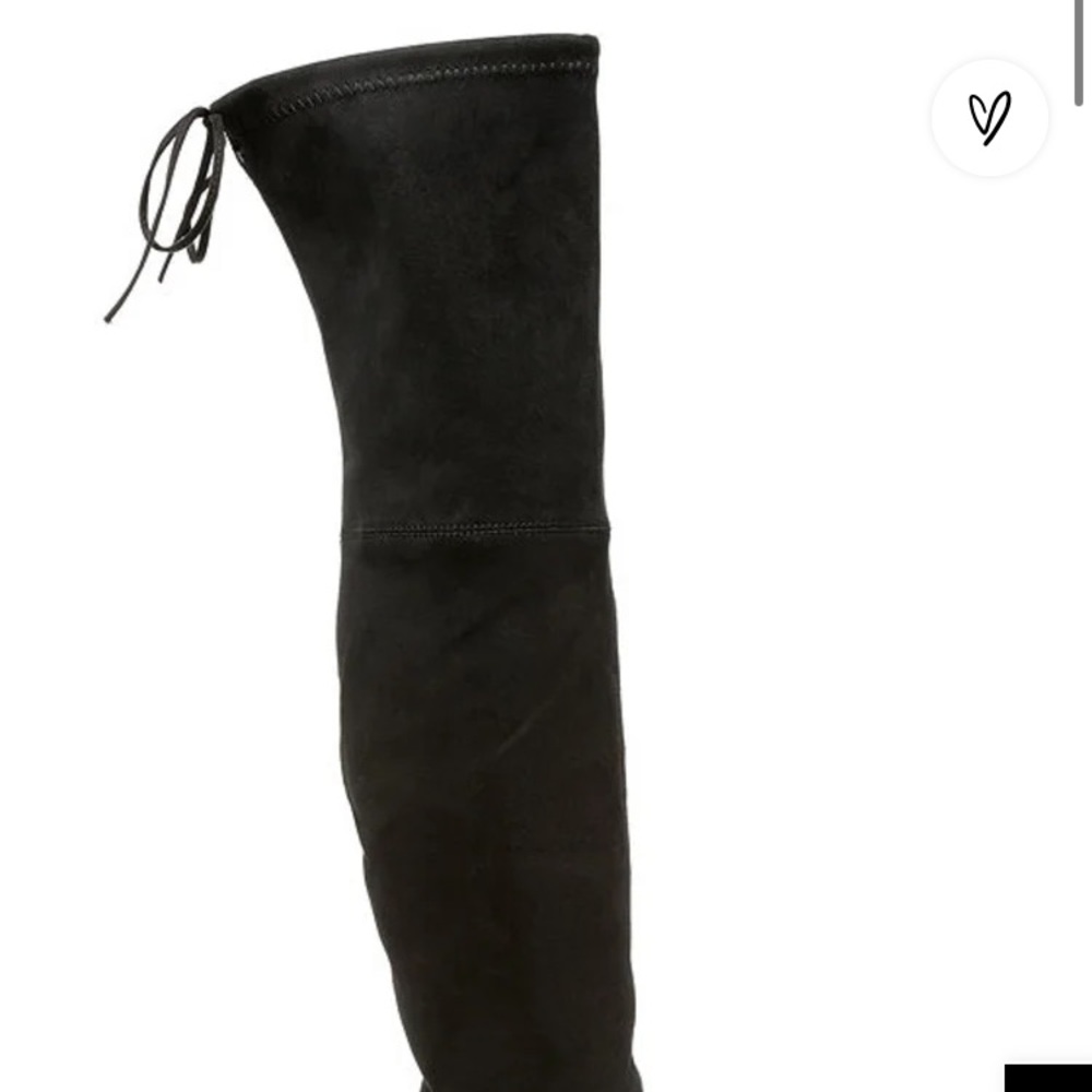 Steve Madden Gorgeous Black Suede Over the Knee Boots - Picture 6 of 9